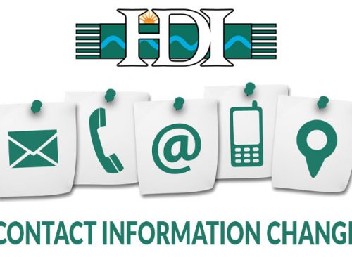 HDI MEDIA ADVISORY:  New Contact Information